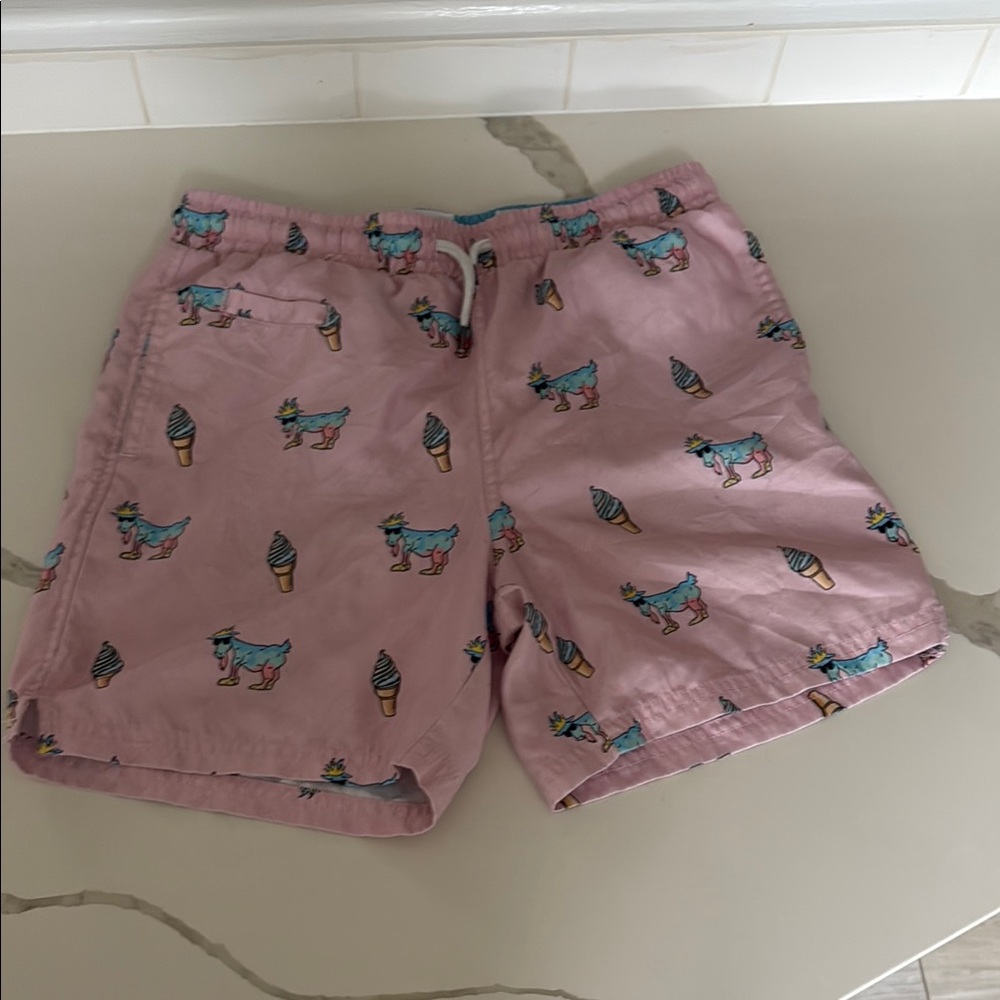 Goat Ice Cream Swim Trunks Size Large.